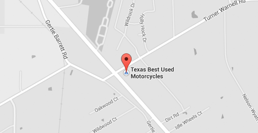Texas Best Location Map - Used Motorcycles for Sale